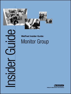 cover image of Monitor Group: The WetFeet Insider Guide